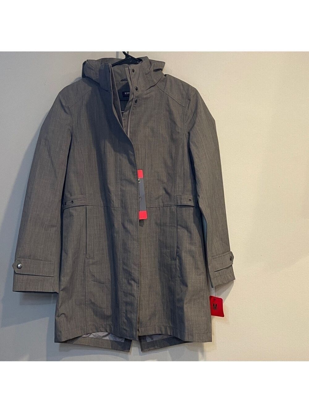 NWT Kirkland Signature Charcoal Hooded Jacket Size M